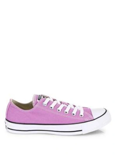 Shop Converse Unisex Chuck Taylor All-star Canvas Low-top Sneakers In Fuschia Glow