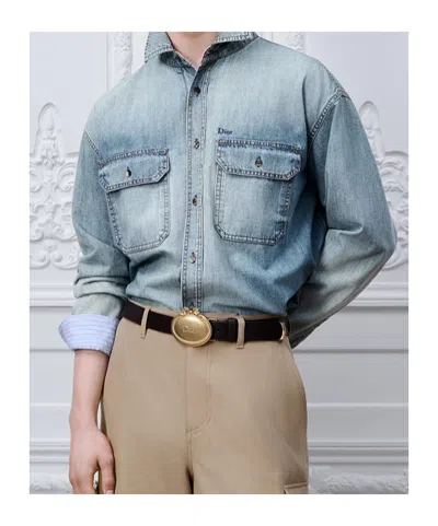 Dior Overshirt In Blue