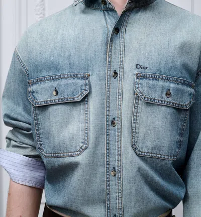 Dior Overshirt In Blue