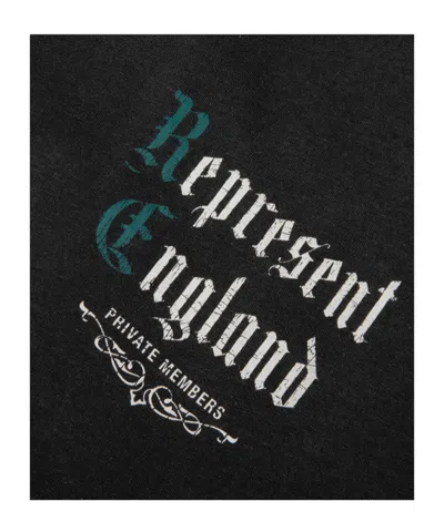 Represent Logo-print Dropped-shoulder T-shirt In Black