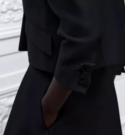 Dior Cropped Jacket In Black