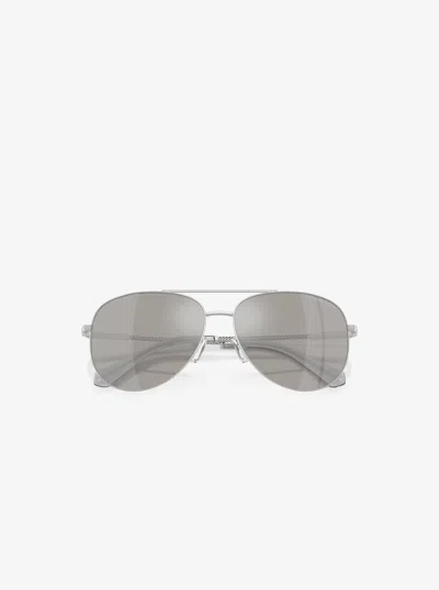 Michael Kors Perledo 58mm Pilot Sunglasses In Gray
