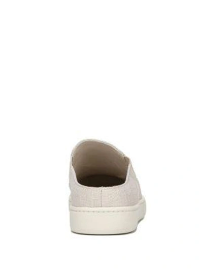 Shop Vince Verrell Woven Backless Skate Sneakers In Off White