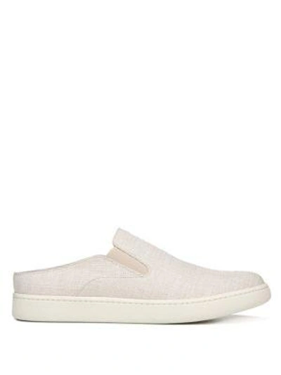 Shop Vince Verrell Woven Backless Skate Sneakers In Off White