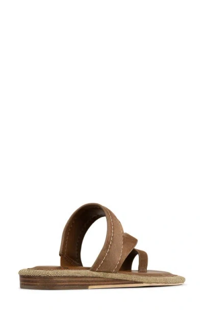 Donald Pliner Wedge Toe Loop Sandal In Multi