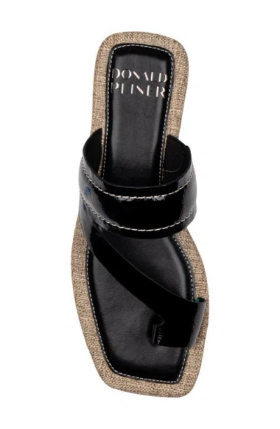 Donald Pliner Wedge Toe Loop Sandal In Multi