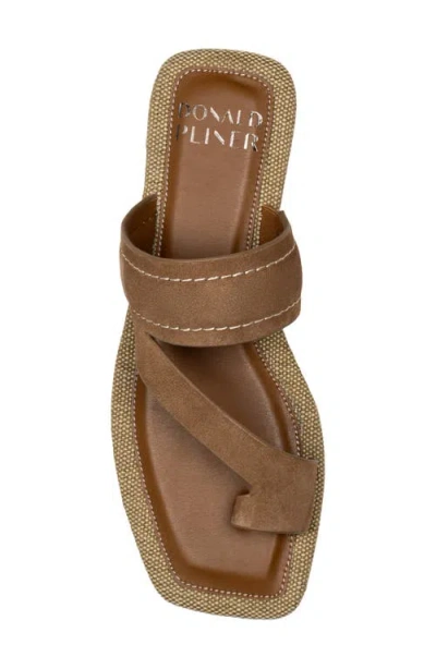 Donald Pliner Wedge Toe Loop Sandal In Multi