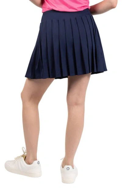 Tailorbyrd Pleated Performance Skort In Multi