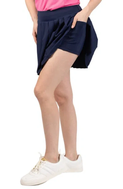 Tailorbyrd Pleated Performance Skort In Multi
