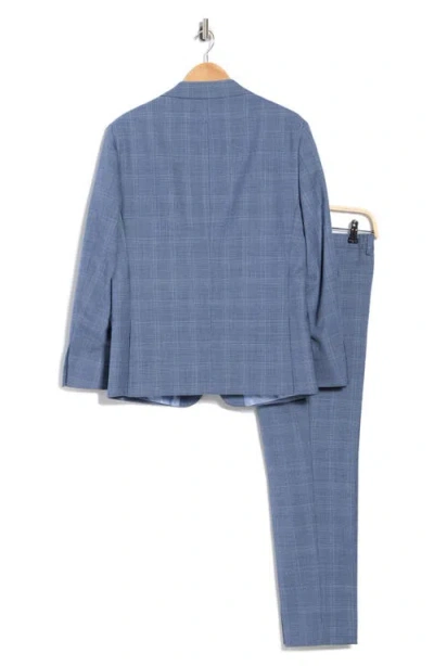 Original Penguin Stretch Wool Blend Suit In Blue