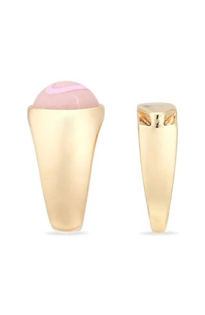 Leith 2-pack Mixed Ring Set In Gold