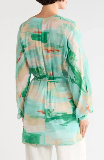 Longchamp Cotton Tunic In Blue
