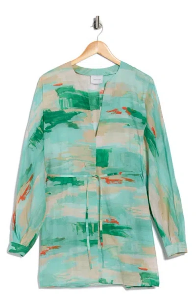 Longchamp Cotton Tunic In Blue