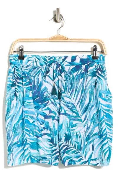 Jantzen Reagan Relaxed Pull-on Shorts In Blue