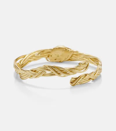 Ysso Delphi 24kt Gold-plated Bangle In Gold