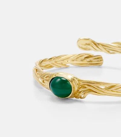 Ysso Delphi 24kt Gold-plated Bangle In Gold