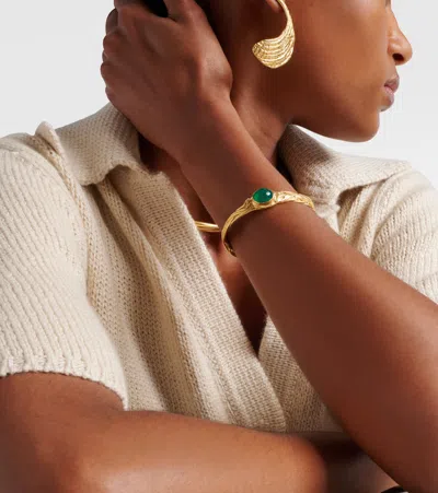 Ysso Delphi 24kt Gold-plated Bangle In Gold