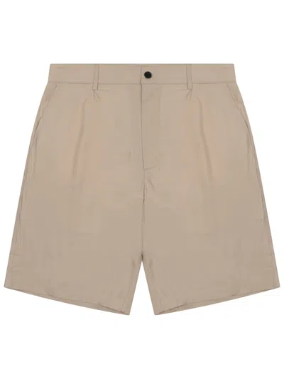 Department Five Beige Regular Solid Shorts In Nude