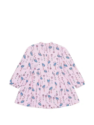Marni Floral-pattern Mini Dress In Multi