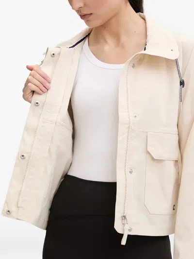 Helly Hansen Drawstring Flap-pocket Jacket In Neutral