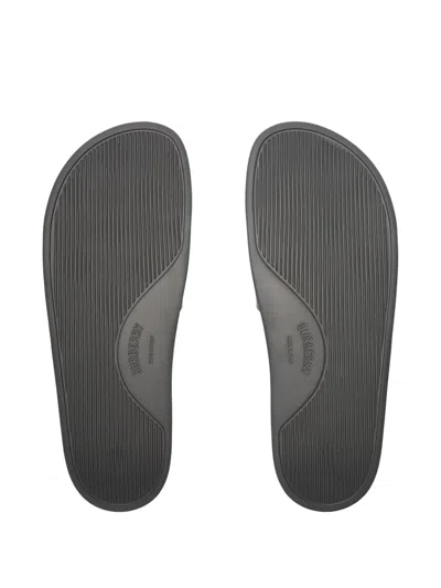 Burberry Check Slides In Black