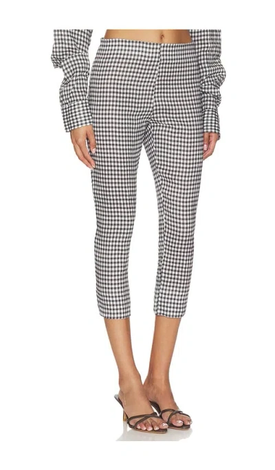Aexae X Revolve Linen Capri Pant In Multi
