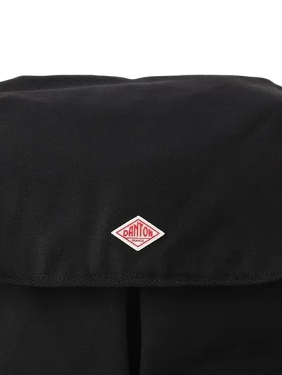 Danton Flap-pocket Messenger Bag In Black