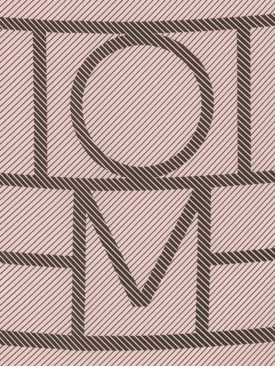 Totême Brown Monogram Solid Scarf In Brown