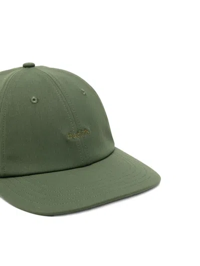 Haglöfs Logo-embroidered Patterned-strap Cap In Green