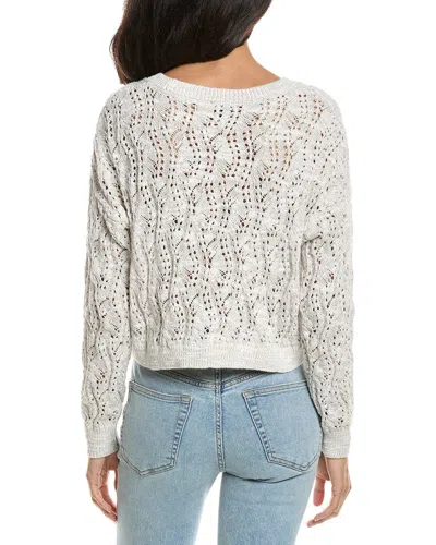 Splendid Beach Shell Button Cardigan In Neutral