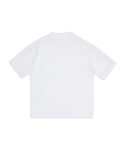 Ea7 Logo-patch T-shirt In White