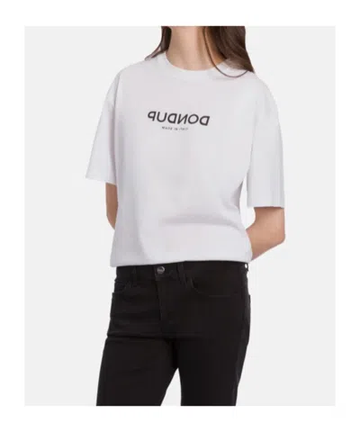 Dondup Basic Crew-neck T-shirt In White