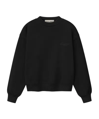 Essentials Logo-print Sweatshirt In Black