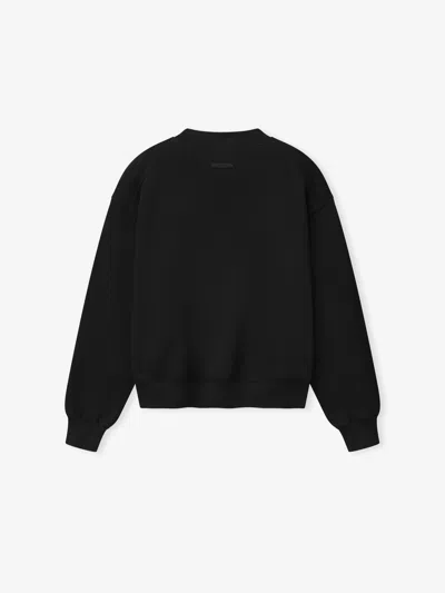 Essentials Logo-print Sweatshirt In Black