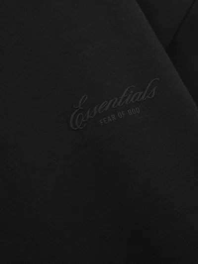 Essentials Logo-print Sweatshirt In Black