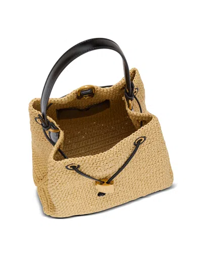 Balmain Pulse Crochet And Leather Backpack In Brown