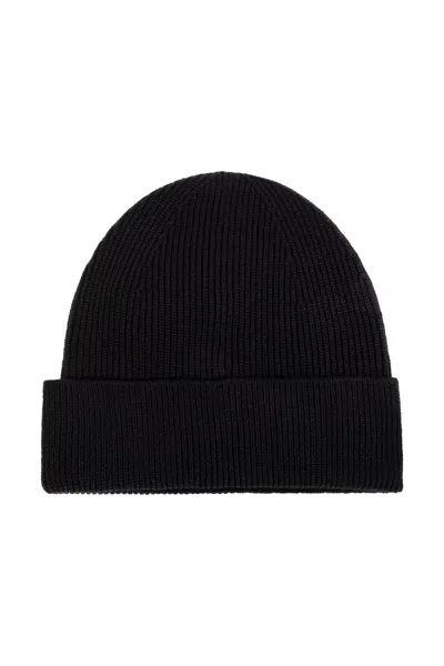 Balmain Berretto Con Patch Logo In Black