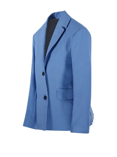 Max Mara 's  Alberta Single-breasted Blazer In Blue