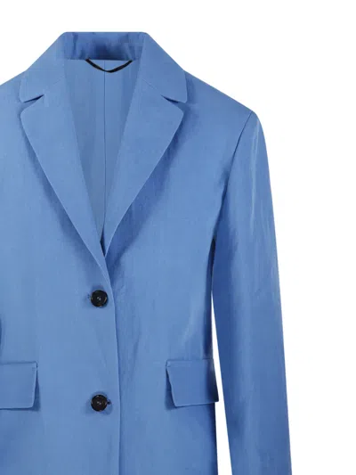 Max Mara 's  Alberta Single-breasted Blazer In Blue