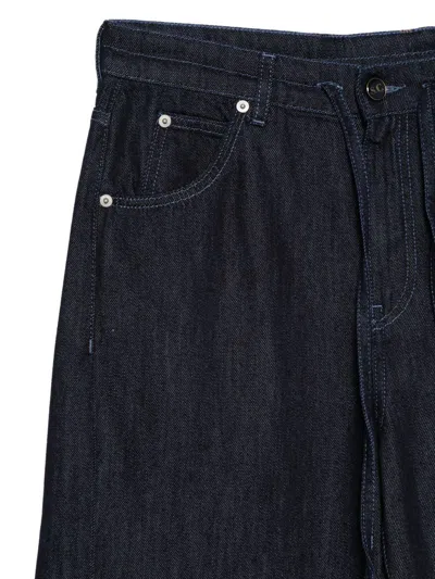 Semicouture Drawstring Jeans In Black