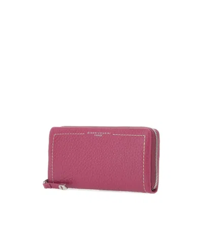 Gianni Chiarini Bubble Zip-around Wallet In Pattern