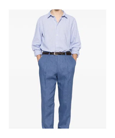 Woolrich Button-up Shirt In Blue