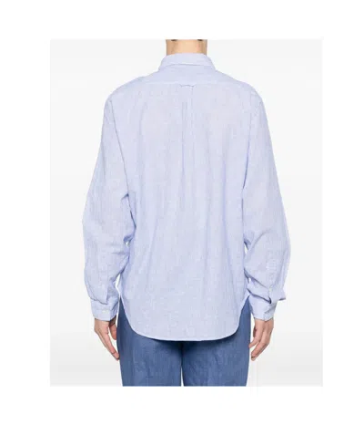Woolrich Button-up Shirt In Blue
