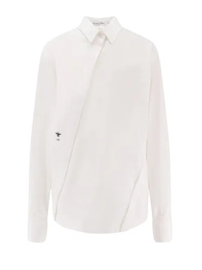 Dior White Regular Solid Shirt In White