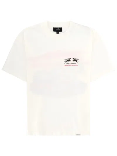 Represent Twenty Four Hour Service Graphic T-shirt In White