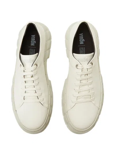 Viron Lace-up Panel Sneakers In White
