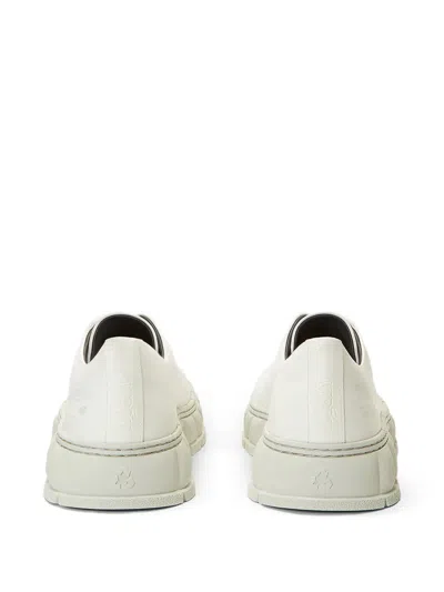 Viron Lace-up Panel Sneakers In White