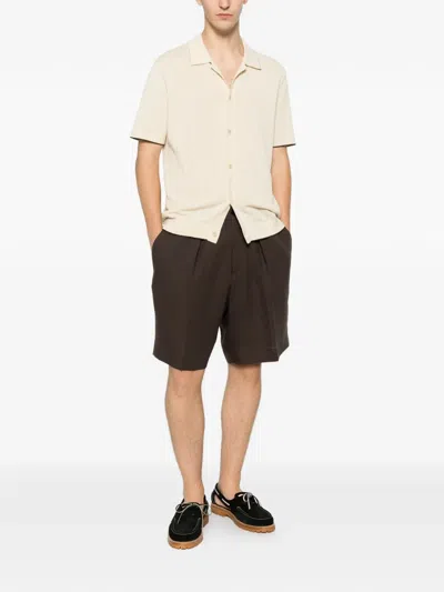 Be Able Pleated Elasticated-waist Shorts In Multi