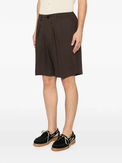 Be Able Pleated Elasticated-waist Shorts In Multi