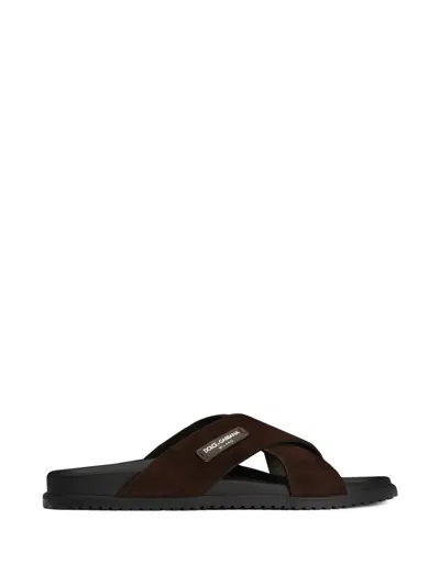 Dolce & Gabbana Sandals In Split In Multi